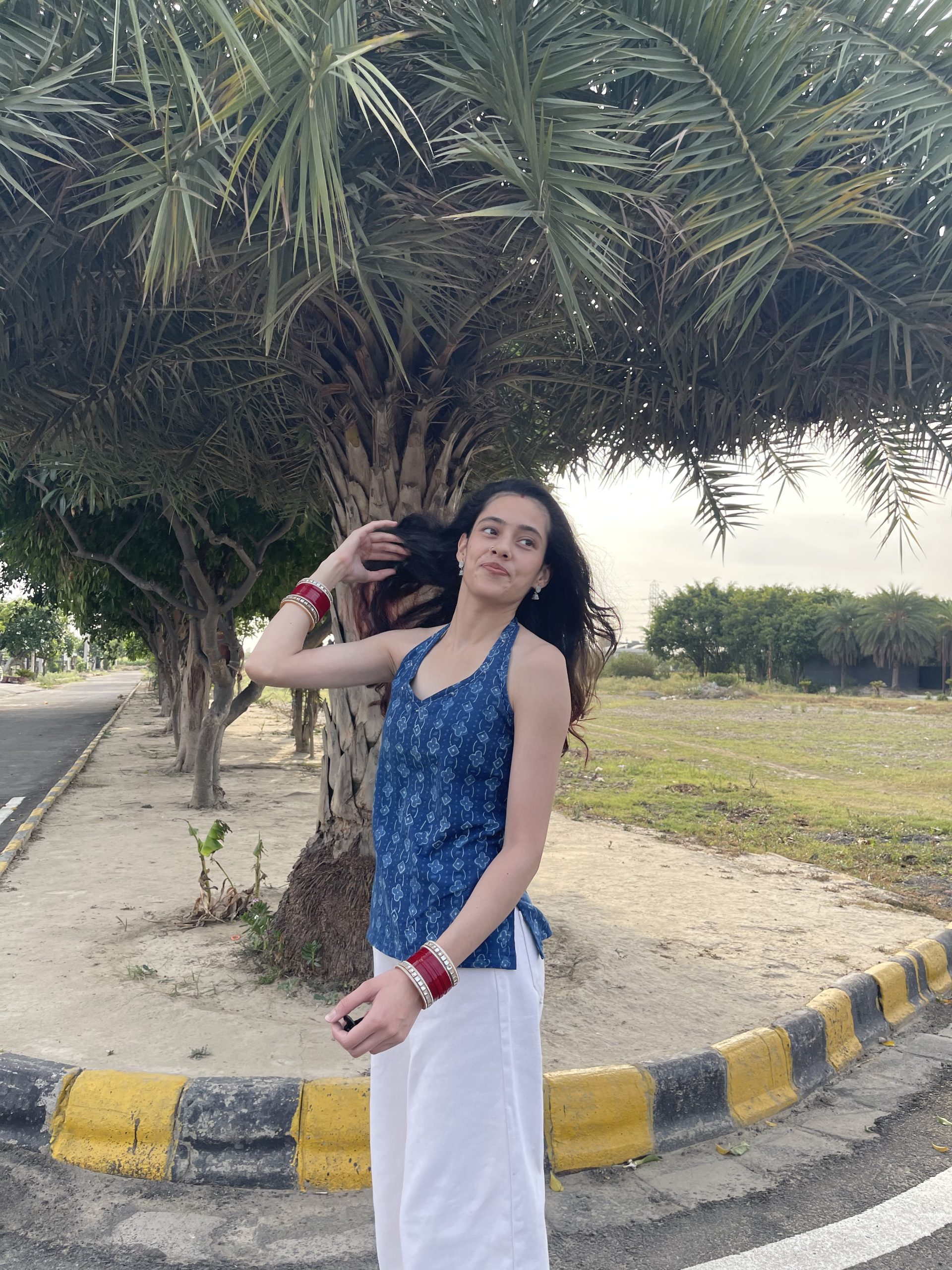 Boho-Chic Halter Kurti - 2