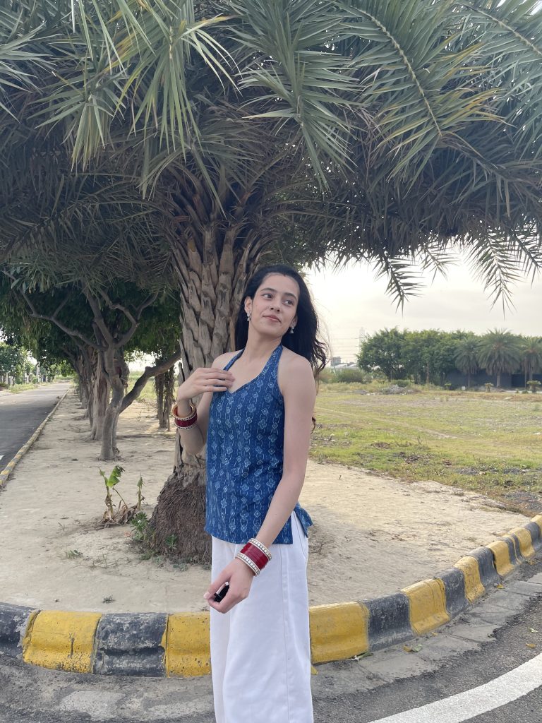 Boho-Chic Halter Neck Kurti - 3