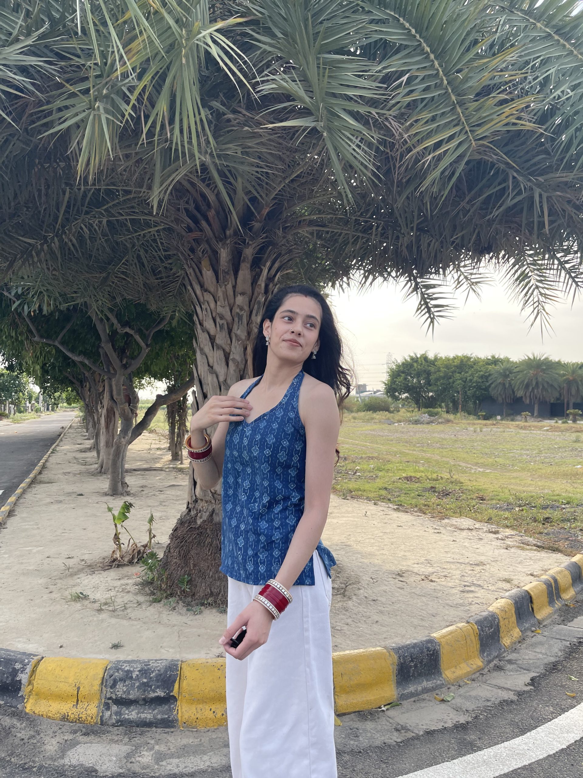 Boho-Chic Halter Kurti - 3