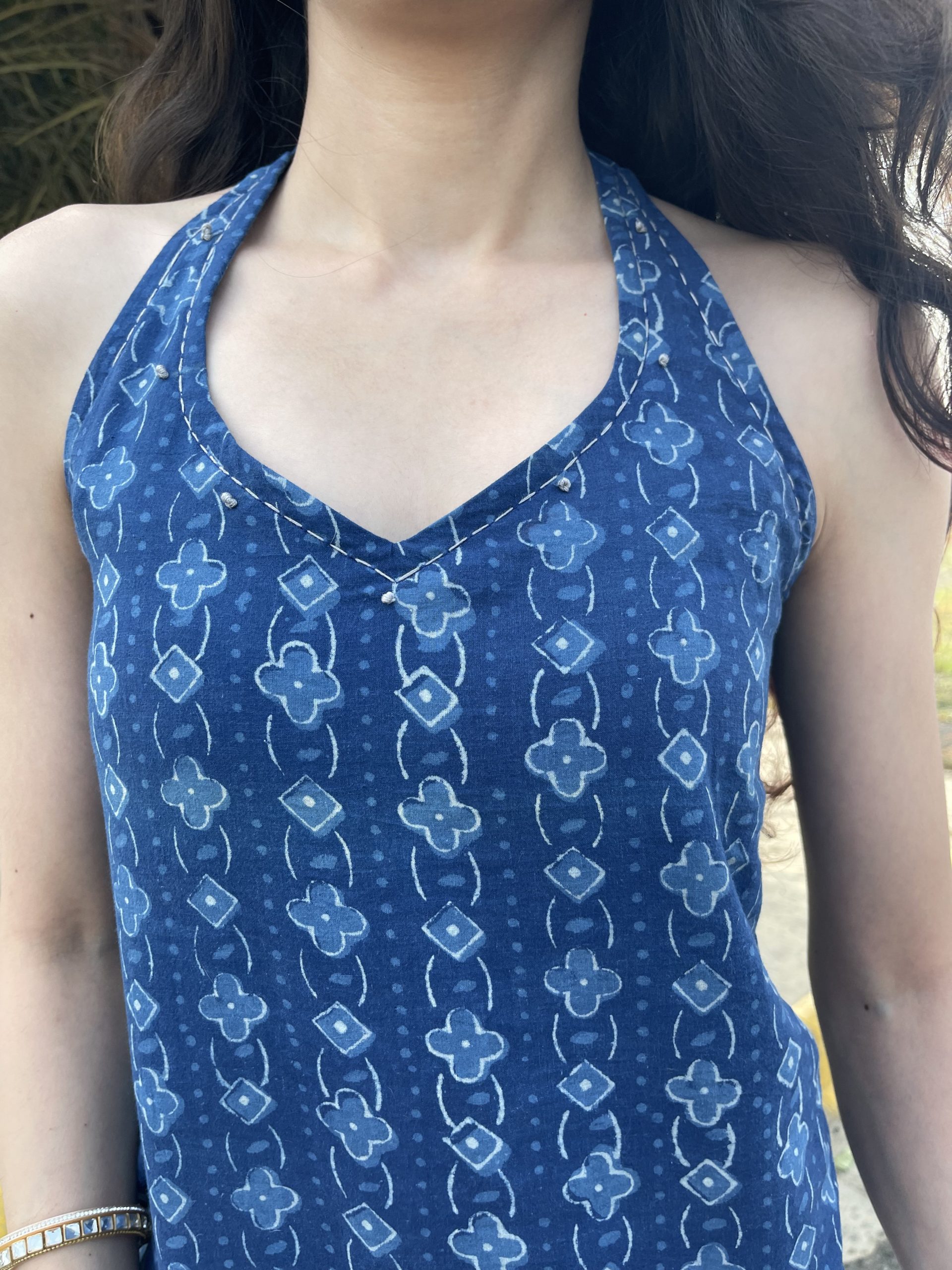 Boho Chic Halter Kurti - 5
