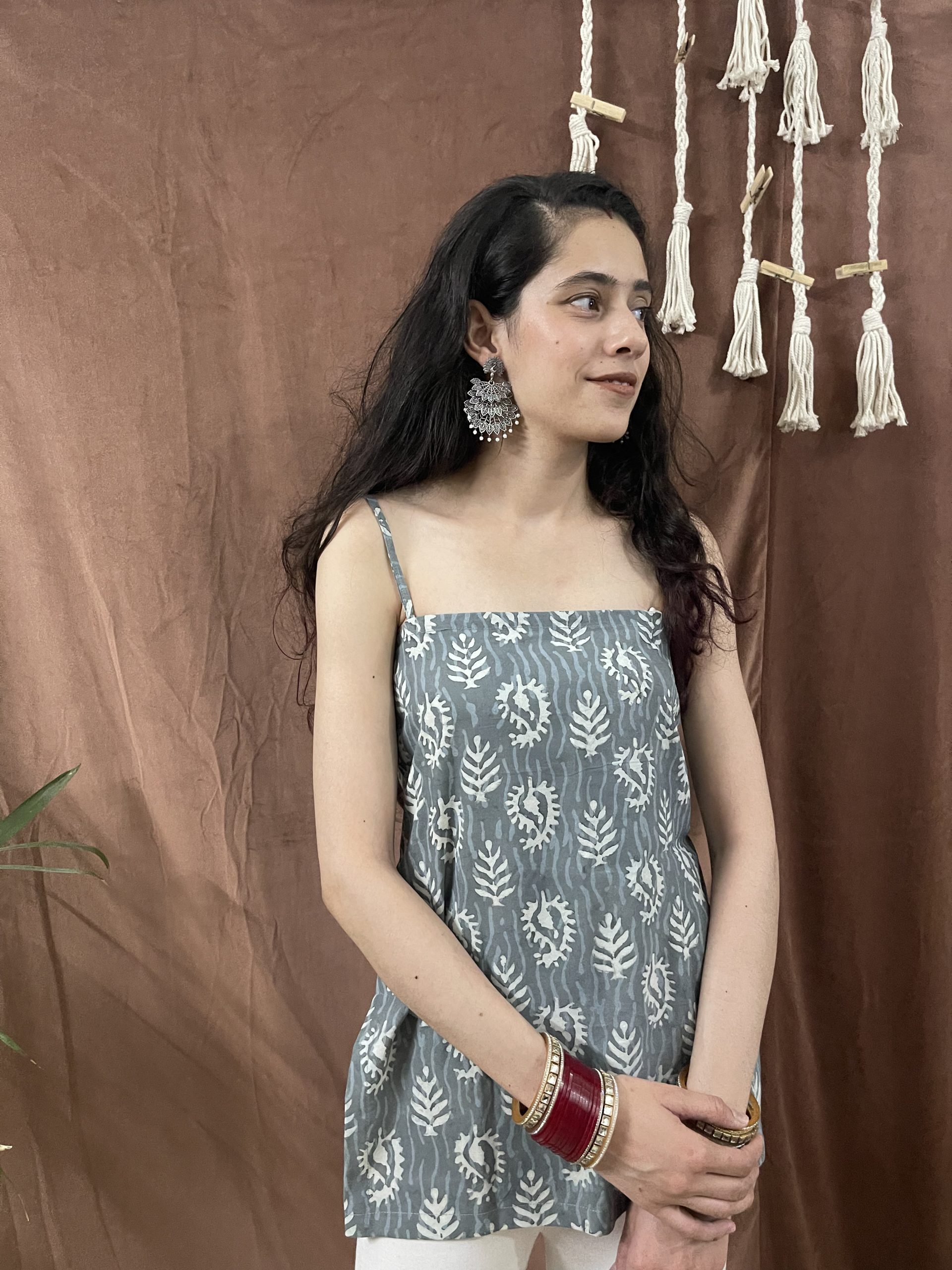 The Indo Western Camisole Kurti - Image 1