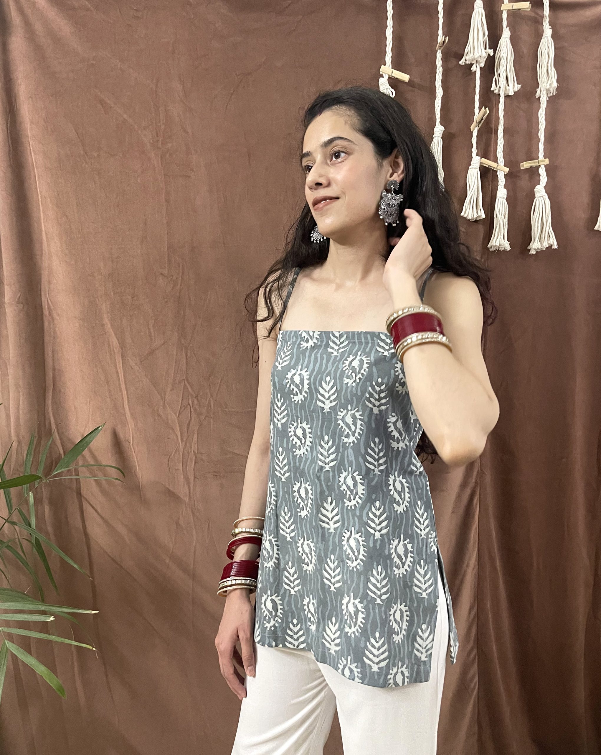 The Indo Western Camisole Kurti - Image 4