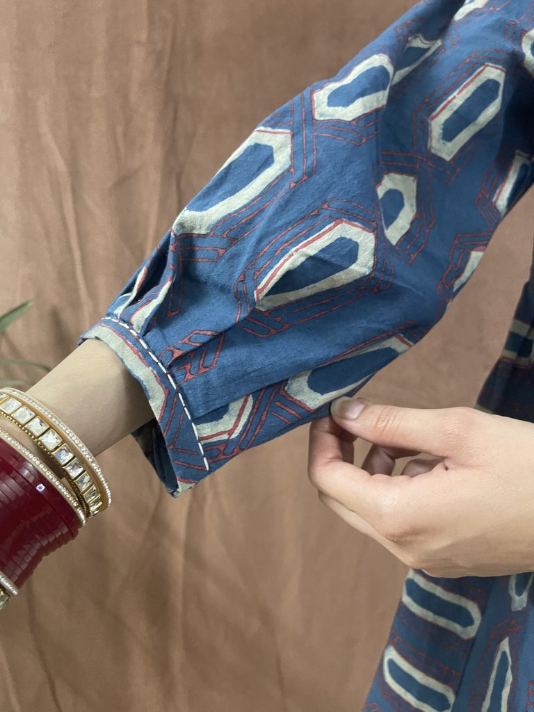 The Syahi Peplum Kurti - 2