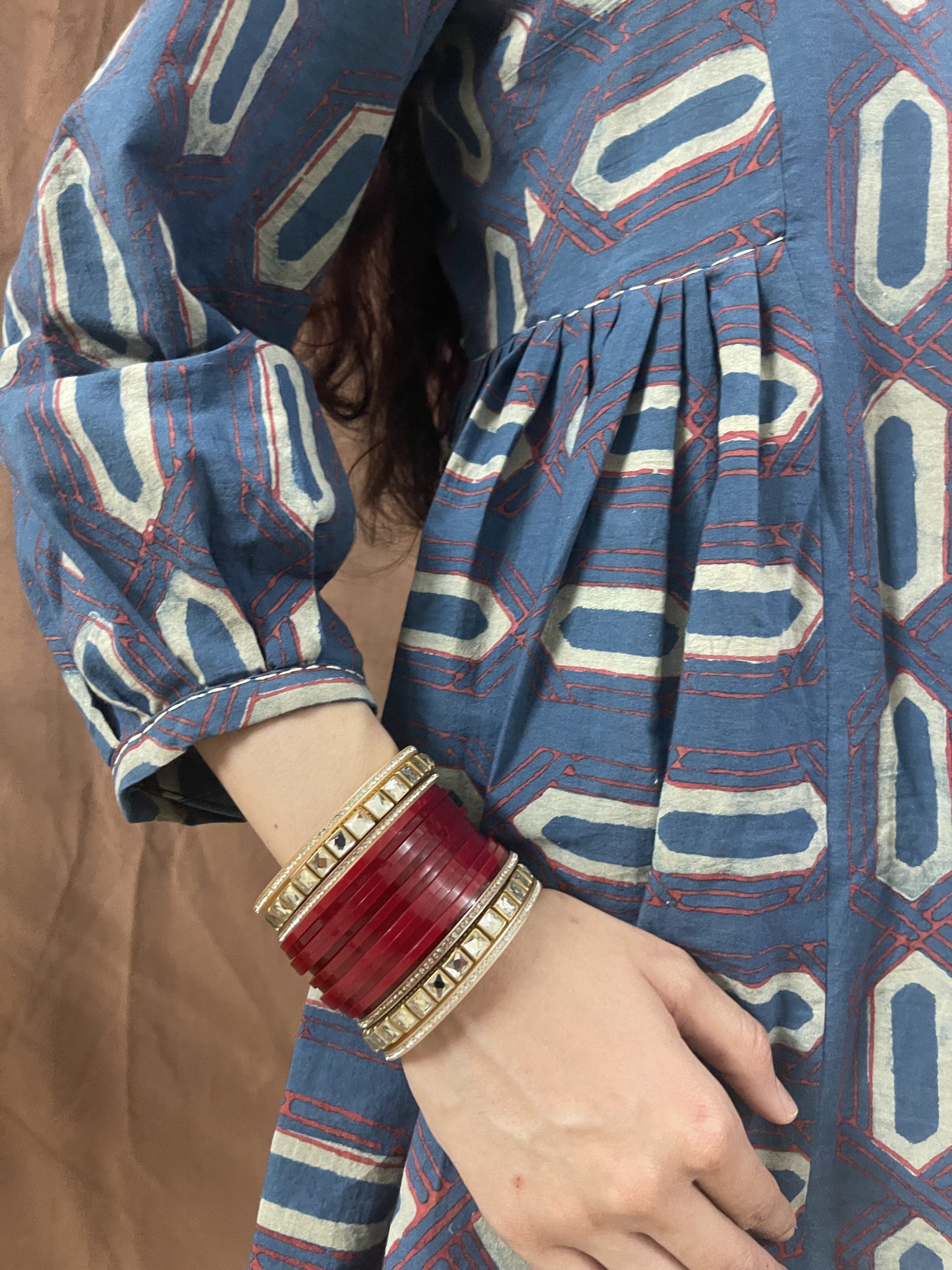 The Syahi Peplum Kurti - 4