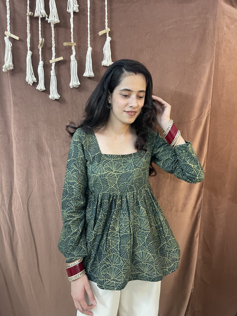 The mastani Peplum Top - 1