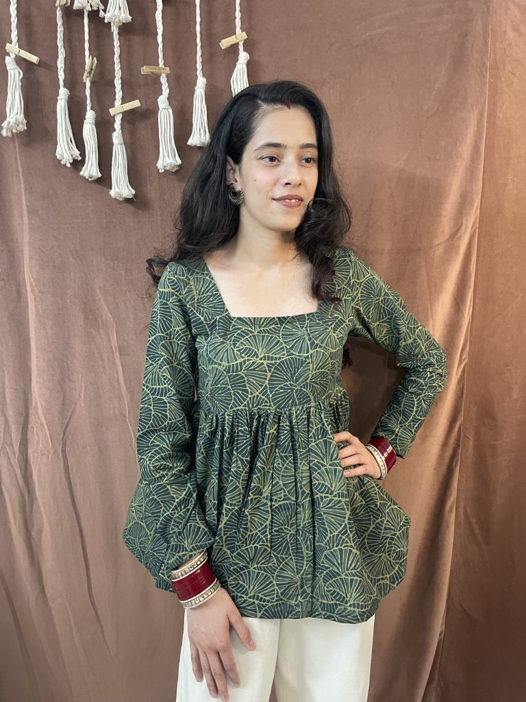 The mastani Peplum Top - 2