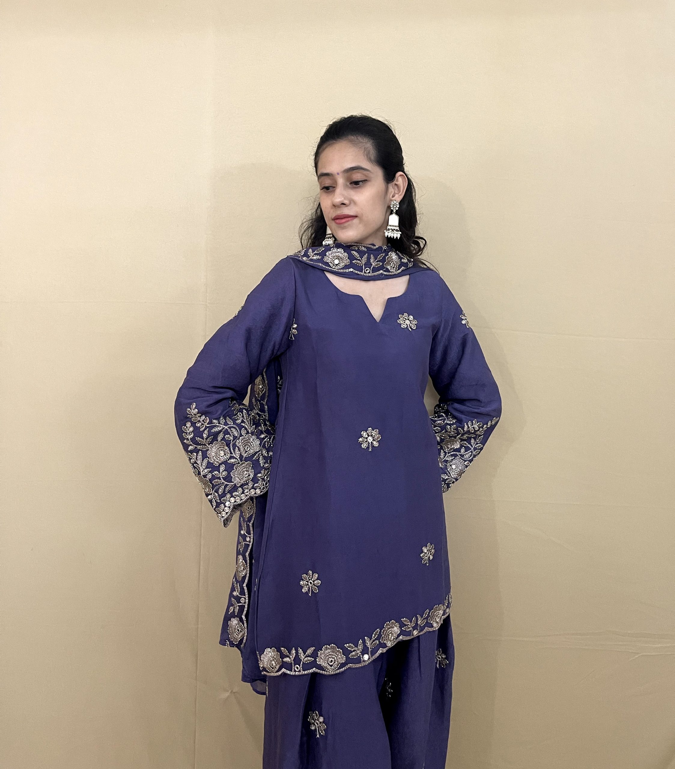 Falsa Handcrafted Farshi Salwar Suit - Badass Farshi Suit for Baddies